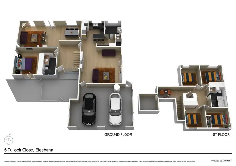 Floorplan of Homely house listing, 5 Tulloch Close, Eleebana NSW 2282
