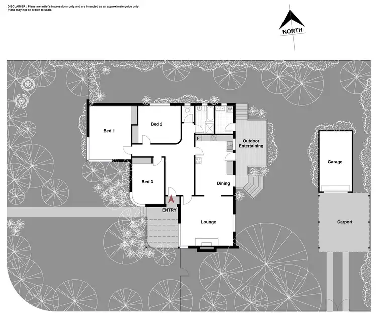 Floorplan of Homely house listing, 77 Sturt Avenue, Narrabundah ACT 2604