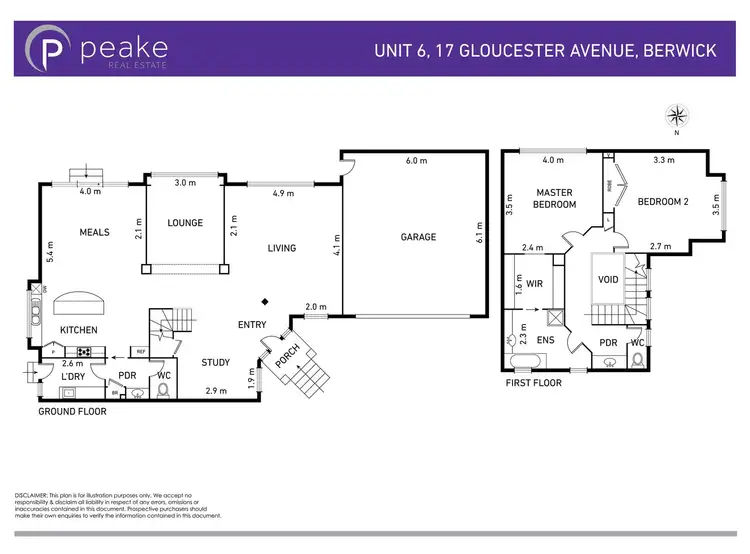 Floorplan of Homely townhouse listing, 6/17 Gloucester Avenue, Berwick VIC 3806