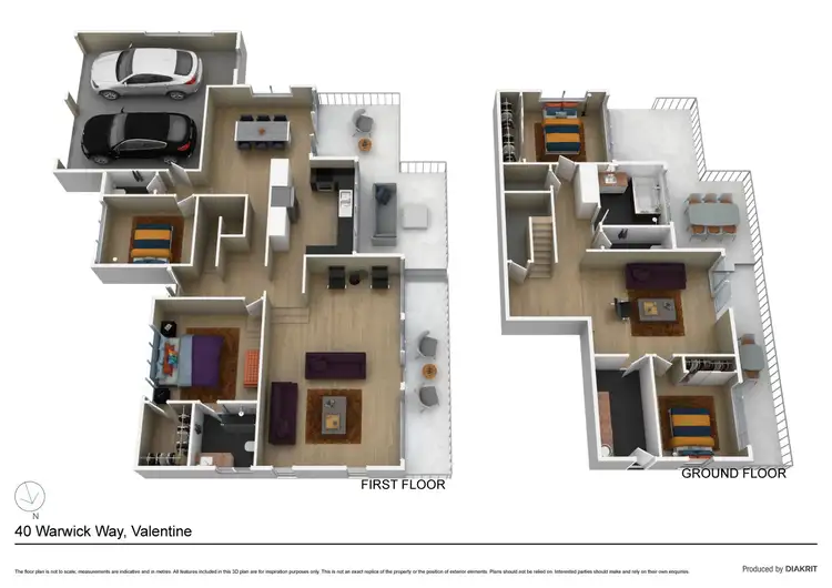 Floorplan of Homely house listing, 40 Warwick Way, Valentine NSW 2280