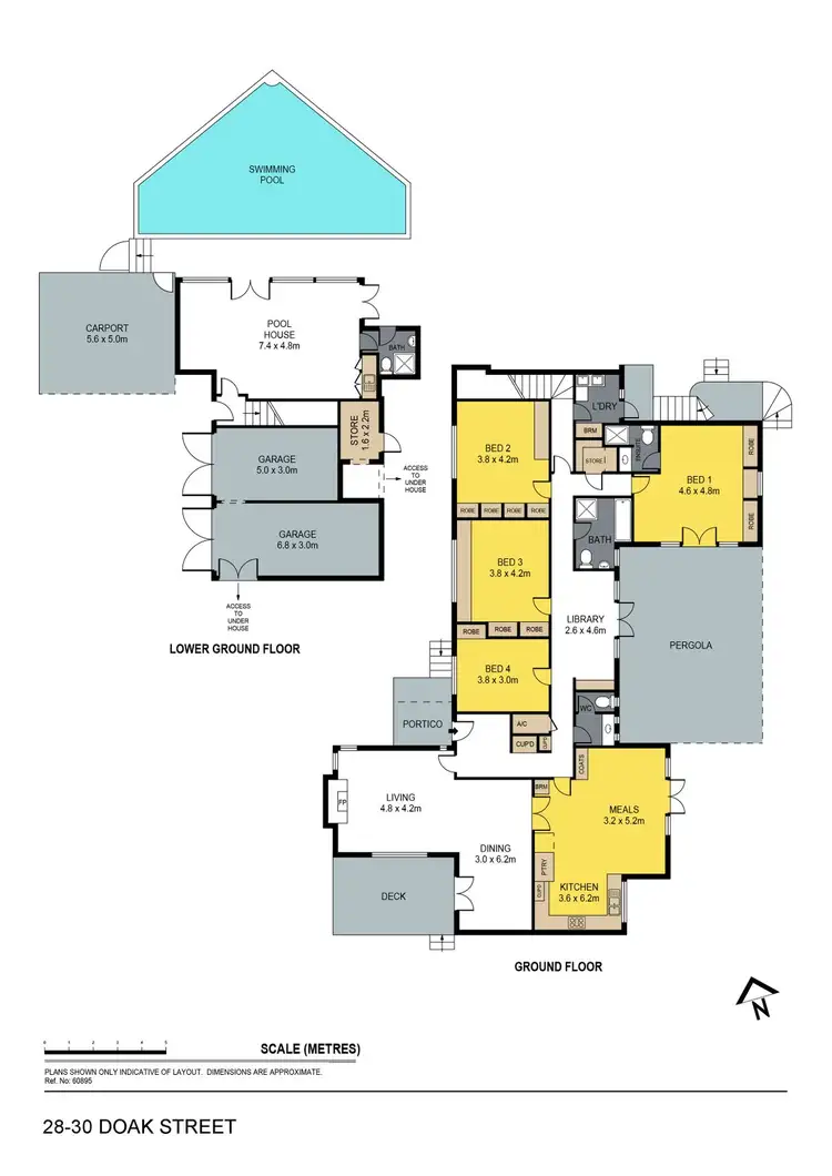 Floorplan of Homely house listing, 28-30 Doak Street, Bendigo VIC 3550