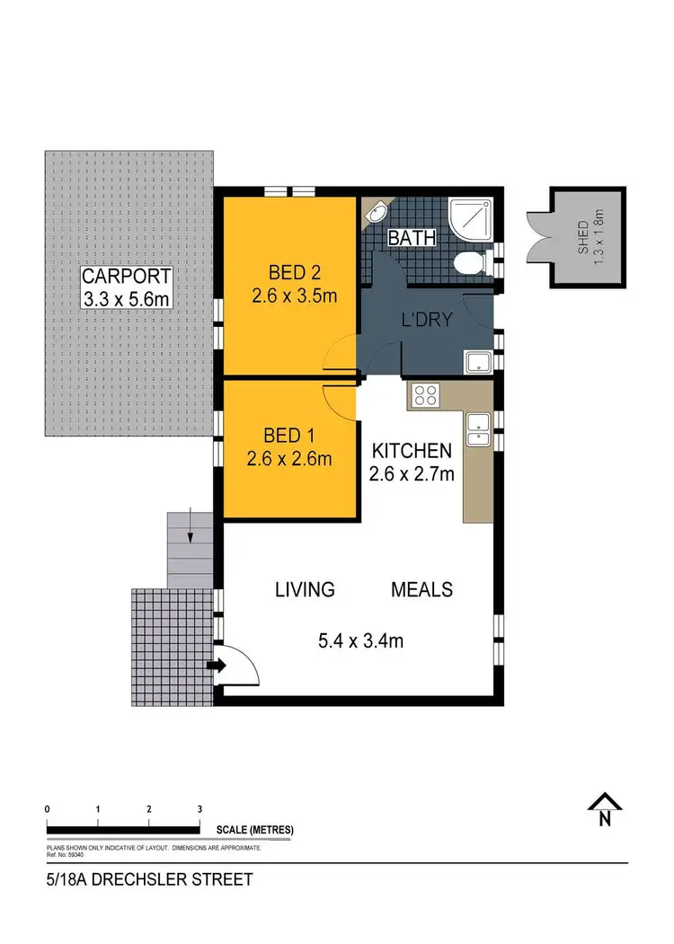 Floorplan of Homely house listing, 5/18A Drechsler Street, Flora Hill VIC 3550