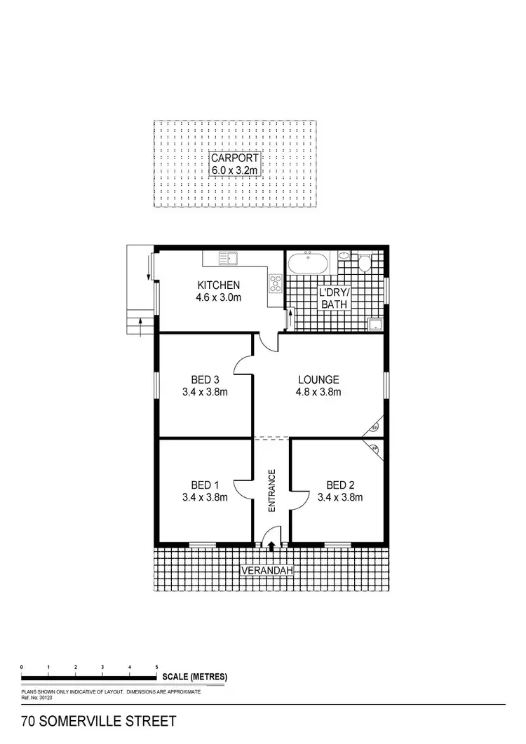 Floorplan of Homely house listing, 70 Somerville Street, Flora Hill VIC 3550