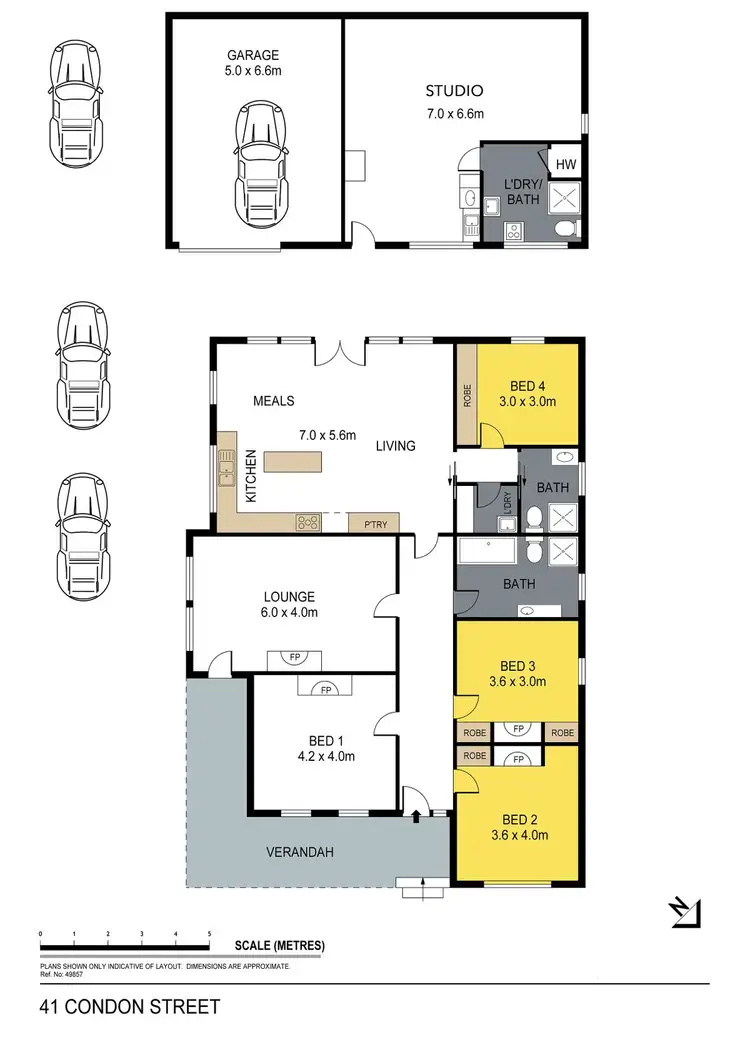 Floorplan of Homely house listing, 41 Condon Street, Bendigo VIC 3550