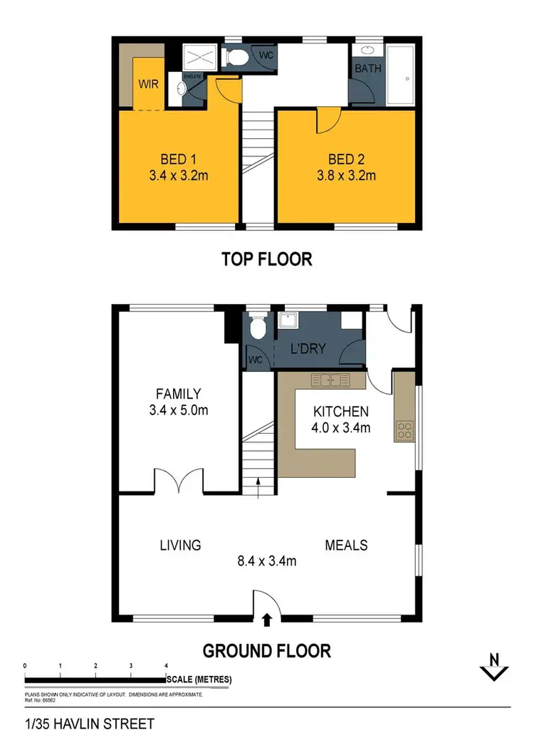 Floorplan of Homely house listing, 1/35 Havlin Street East, Kennington VIC 3550