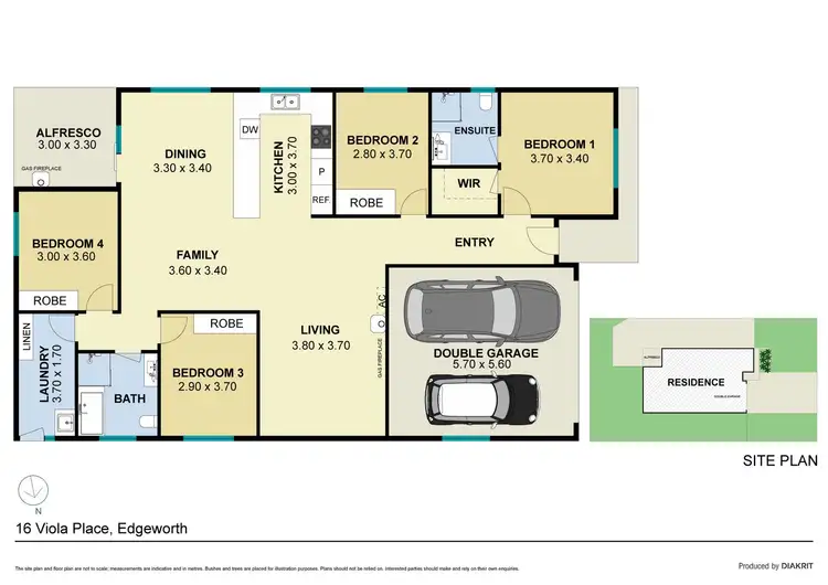 Floorplan of Homely house listing, 16 Viola Place, Edgeworth NSW 2285