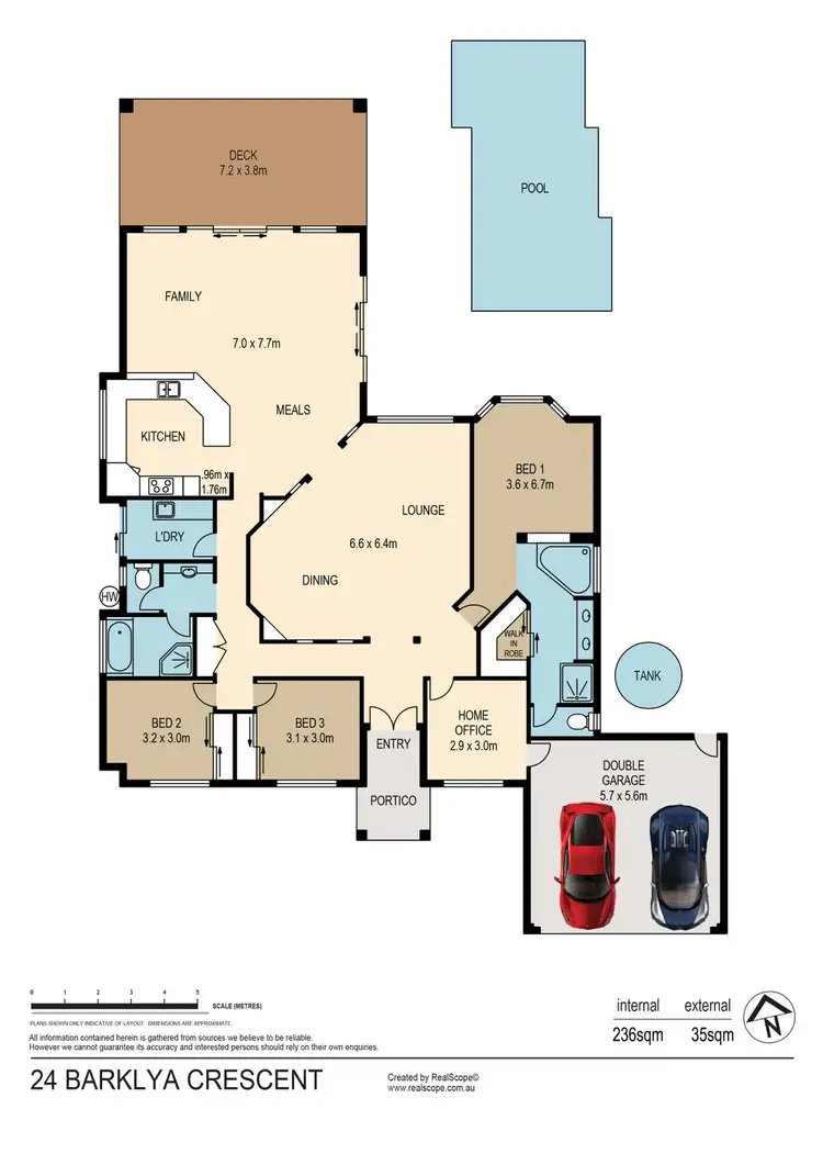 Floorplan of Homely house listing, 24 Barklya Crescent, Sinnamon Park QLD 4073