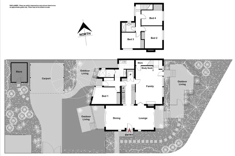 Floorplan of Homely house listing, 22 Boolimba Crescent, Narrabundah ACT 2604