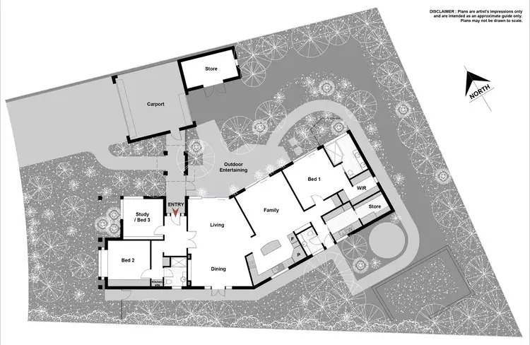 Floorplan of Homely house listing, 58 Hyndes Crescent, Holder ACT 2611