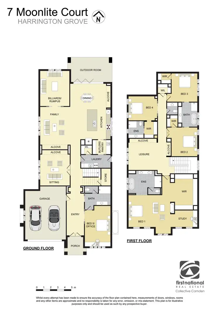Floorplan of Homely house listing, 7 Moonlite Court, Harrington Park NSW 2567