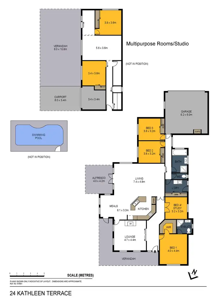 Floorplan of Homely house listing, 24 Kathleen Terrace, Maiden Gully VIC 3551