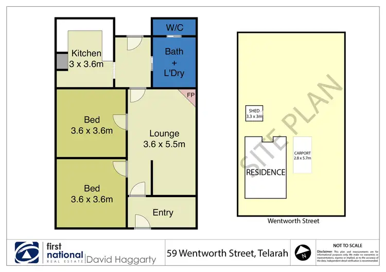 Floorplan of Homely house listing, 59 Wentworth Street, Telarah NSW 2320