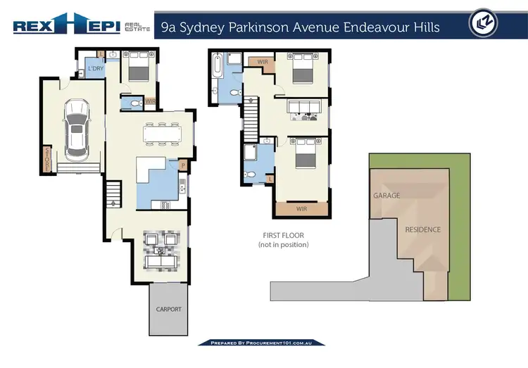 Floorplan of Homely house listing, 9A Sydney Parkinson Avenue, Endeavour Hills VIC 3802