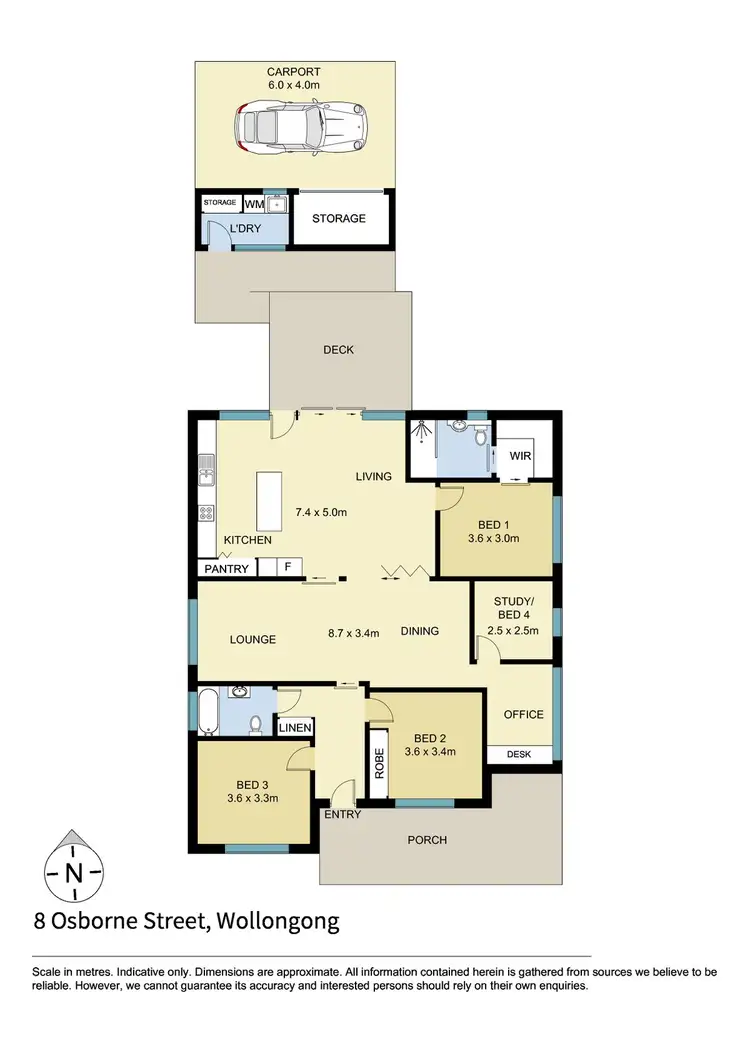 Floorplan of Homely house listing, 8 Osborne Street, Wollongong NSW 2500