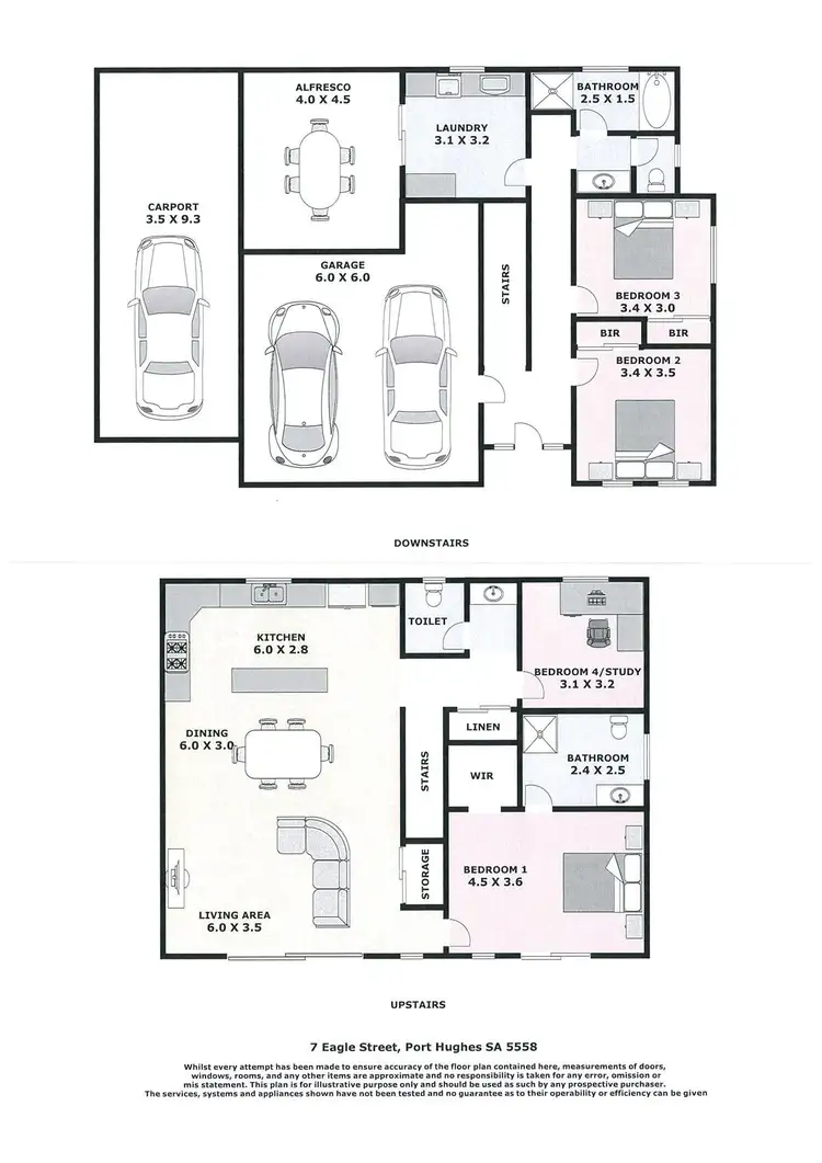 Floorplan of Homely house listing, 7 Eagle Street, Port Hughes SA 5558