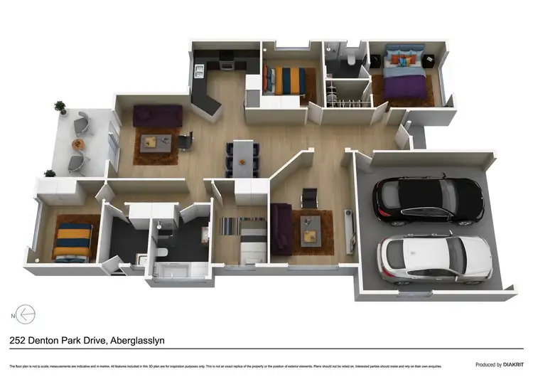 Floorplan of Homely house listing, 252 Denton Park Drive, Aberglasslyn NSW 2320
