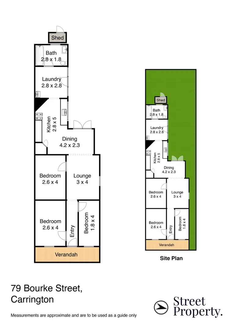Floorplan of Homely house listing, 79 Bourke Street, Carrington NSW 2294