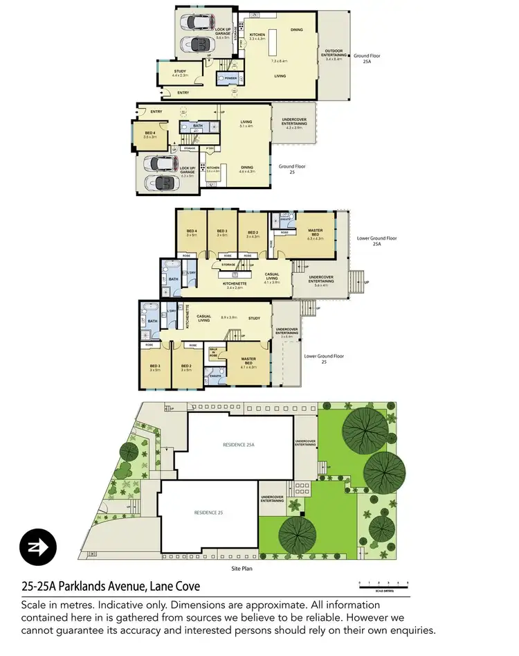 Floorplan of Homely house listing, 25B Parklands Avenue, Lane Cove NSW 2066