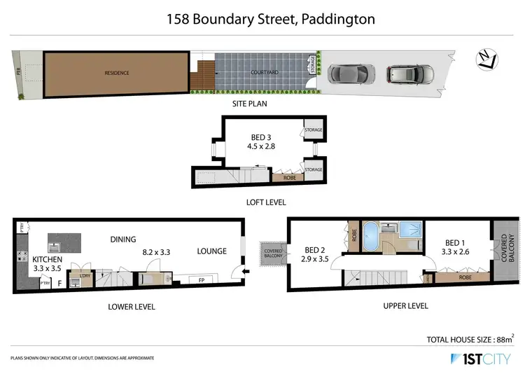 Floorplan of Homely house listing, 158 Boundary Street, Paddington NSW 2021