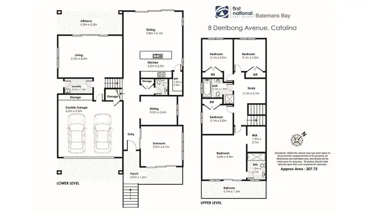 Floorplan of Homely house listing, 8 Derribong Avenue, Catalina NSW 2536