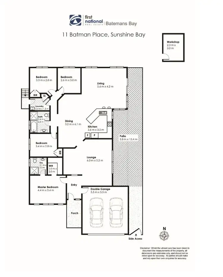 Floorplan of Homely house listing, 11 Batman Place, Sunshine Bay NSW 2536