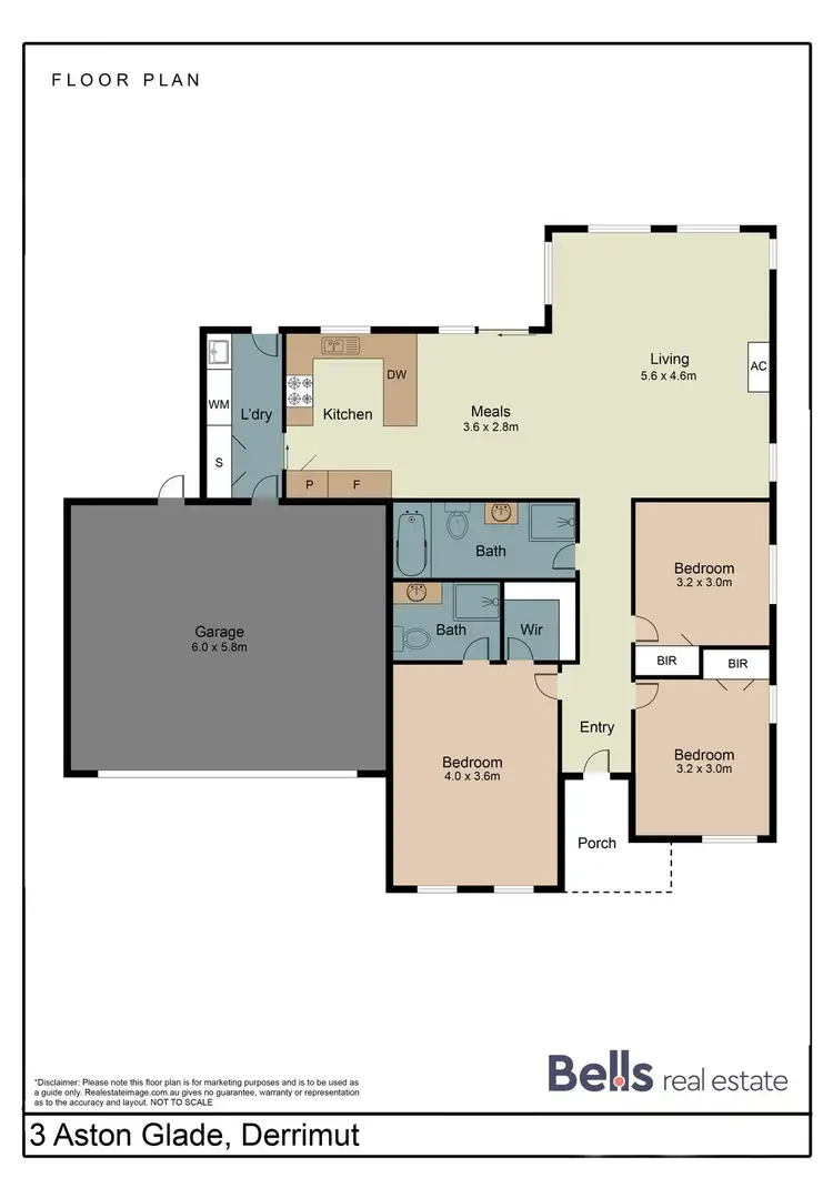 Floorplan of Homely house listing, 3 Aston Glade, Derrimut VIC 3030