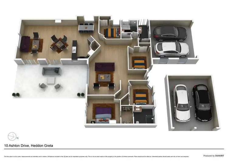 Floorplan of Homely house listing, 10 Ashton Drive, Heddon Greta NSW 2321