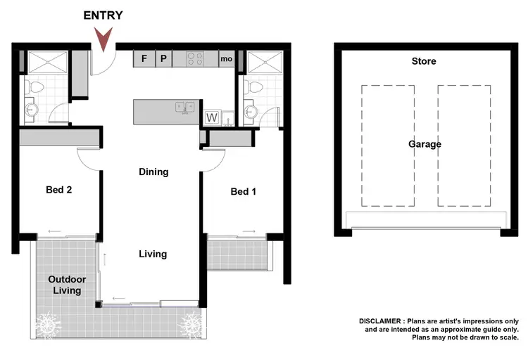 Floorplan of Homely apartment listing, 69/18 Austin Street, Griffith ACT 2603