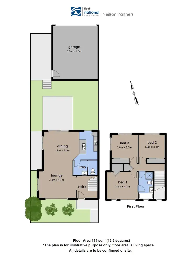 Floorplan of Homely townhouse listing, 11 Atlantic Drive, Pakenham VIC 3810