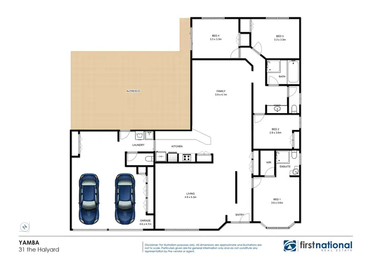 Floorplan of Homely house listing, 31 The Halyard, Yamba NSW 2464