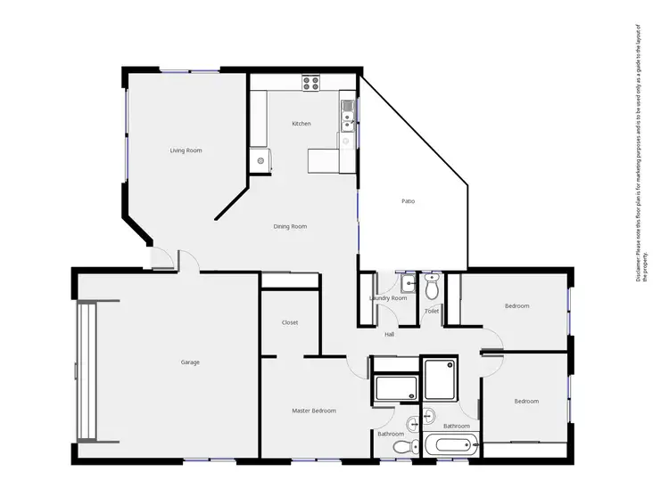 Floorplan of Homely villa listing, 25B Gibson Place, Batehaven NSW 2536