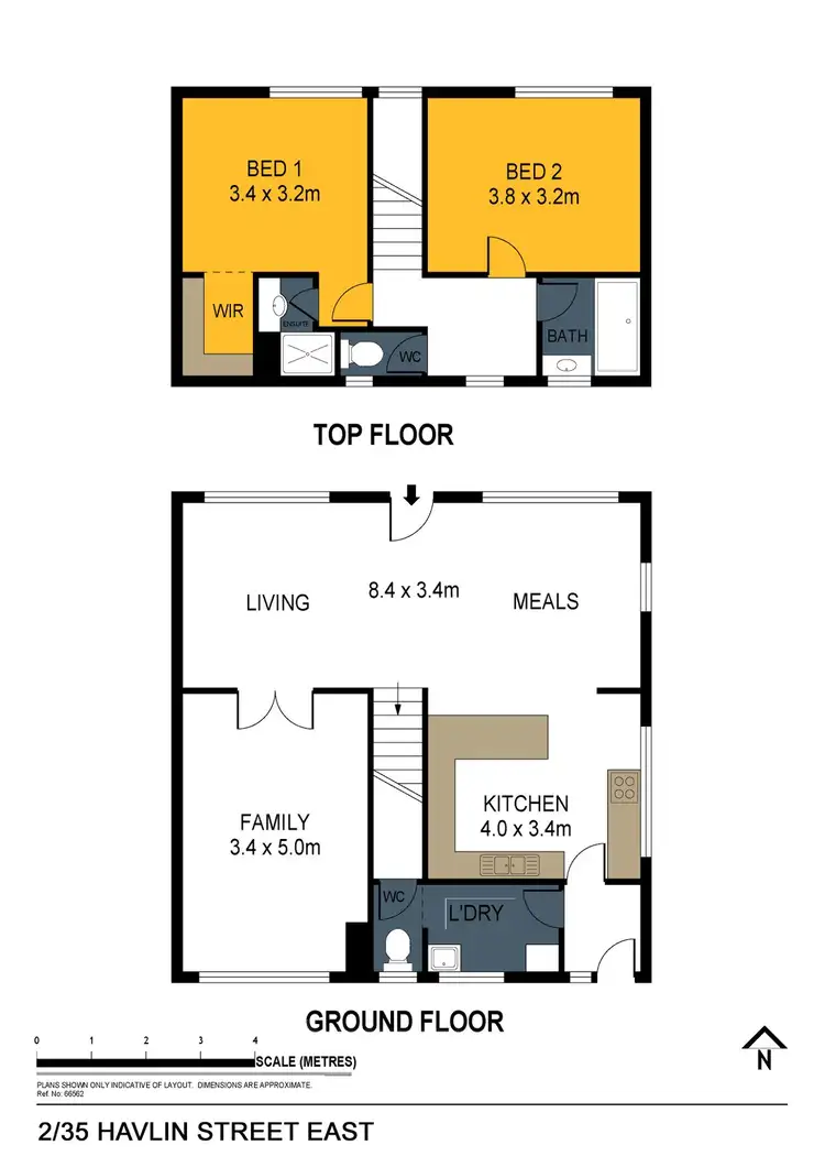 Floorplan of Homely house listing, 2/35 Havlin Street East, Bendigo VIC 3550