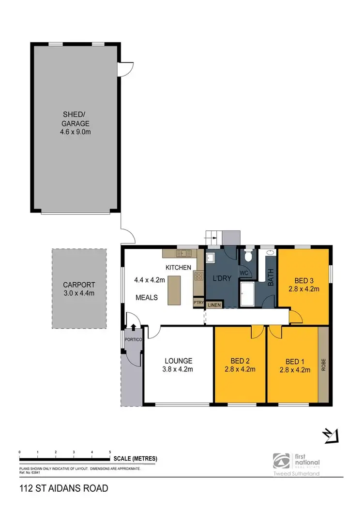 Floorplan of Homely house listing, 112 St Aidans Road, Kennington VIC 3550