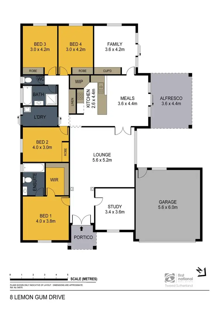 Floorplan of Homely house listing, 8 Lemon Gum Drive, Strathfieldsaye VIC 3551