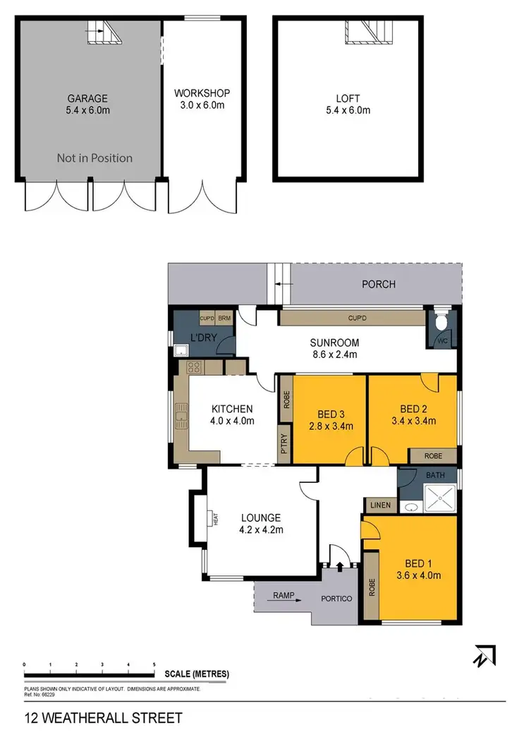 Floorplan of Homely house listing, 12 Weatherall Street, California Gully VIC 3556