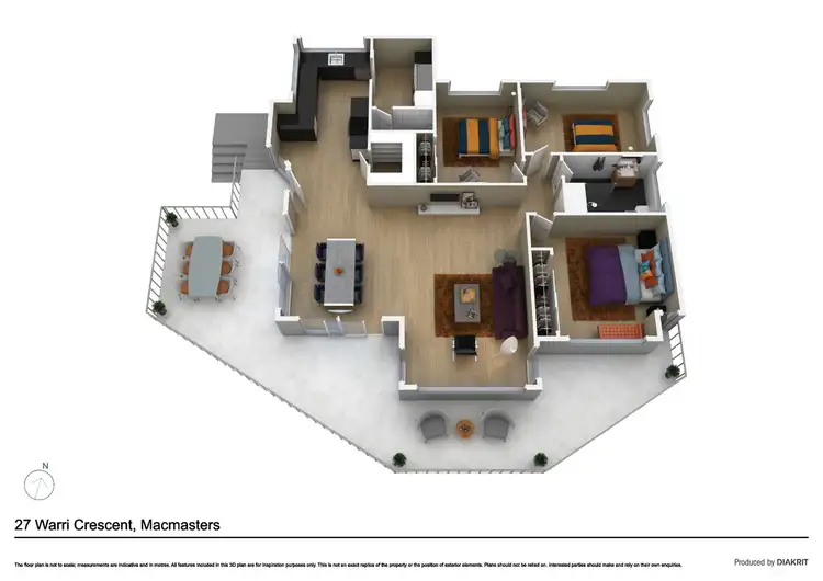 Floorplan of Homely house listing, 27 Warri Crescent, Macmasters Beach NSW 2251