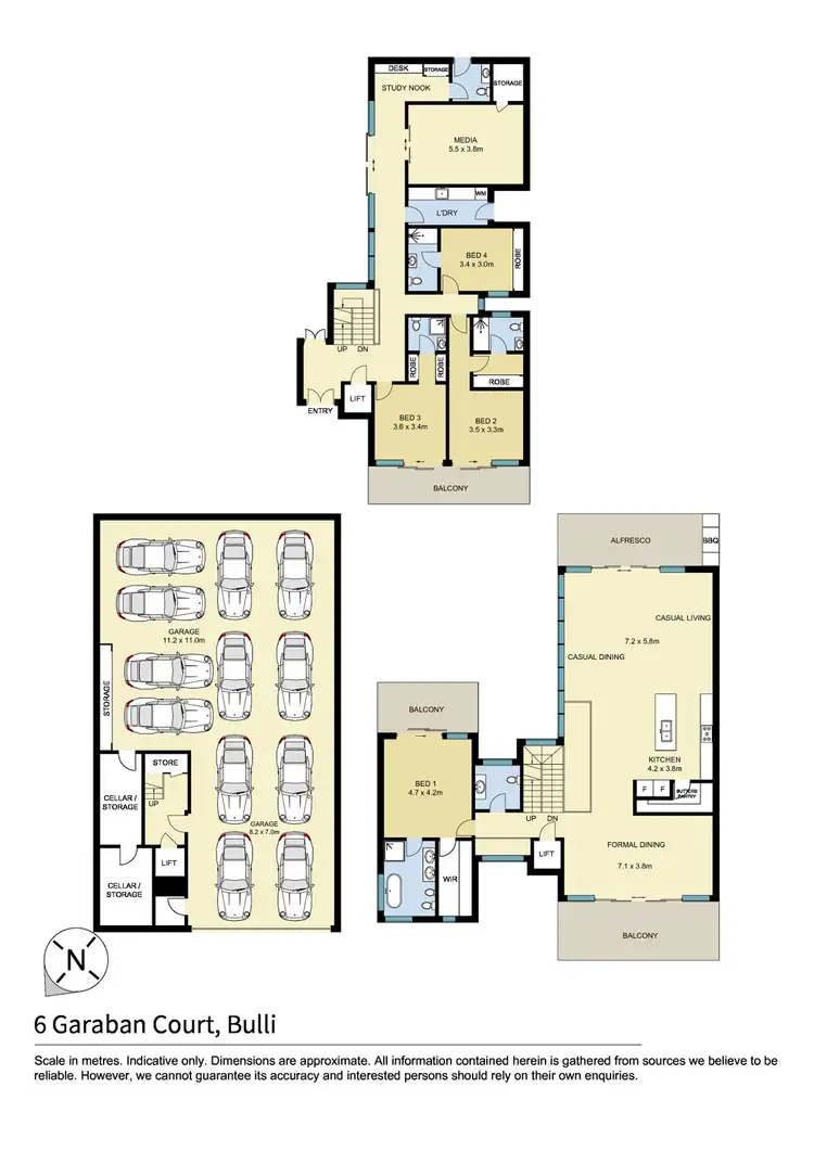 Floorplan of Homely house listing, 6 Garaban Court, Bulli NSW 2516