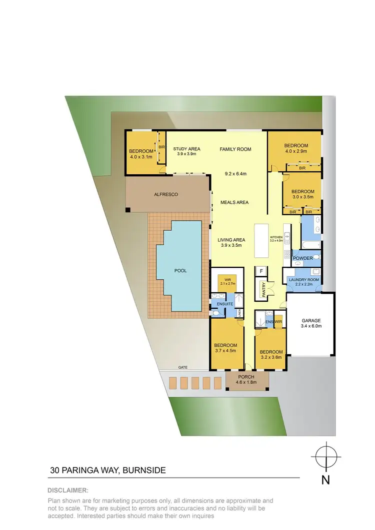 Floorplan of Homely house listing, 30 Paringa Way, Burnside VIC 3023
