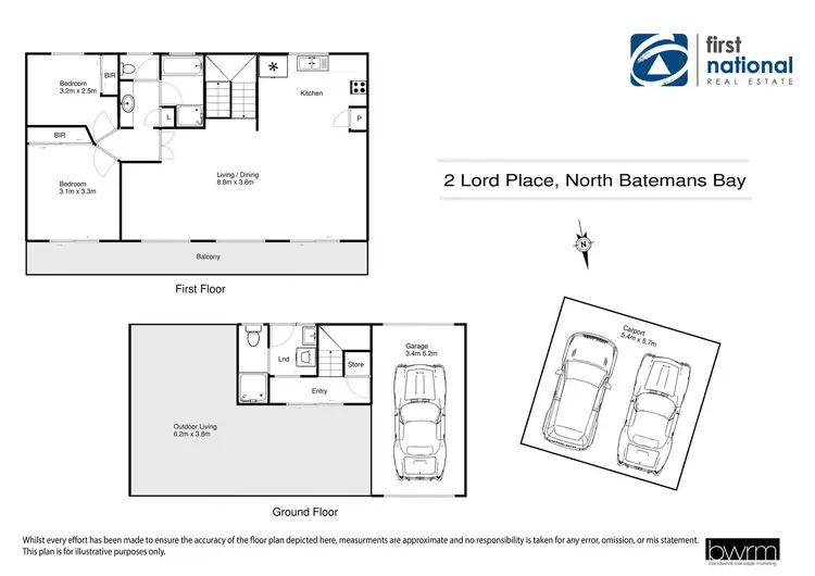 Floorplan of Homely house listing, 2 Lord Place, North Batemans Bay NSW 2536