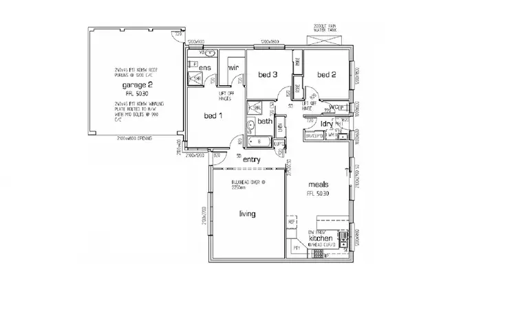 Floorplan of Homely house listing, Unit 2/113 Clarendon Street, Cranbourne VIC 3977