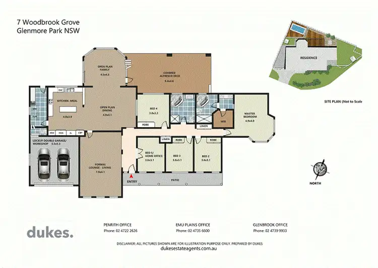 Floorplan of Homely house listing, 7 Woodbrook Grove, Glenmore Park NSW 2745
