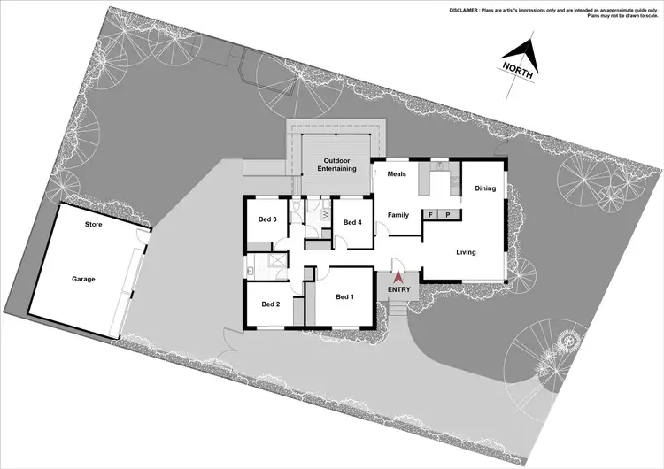 Floorplan of Homely house listing, 3 Bullock Circuit, Kambah ACT 2902