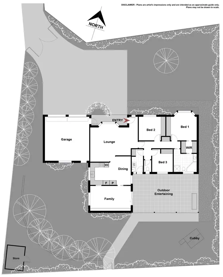 Floorplan of Homely house listing, 73 Chevalley Loop, Gordon ACT 2906