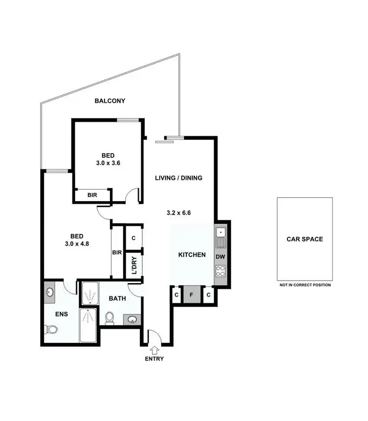 Floorplan of Homely apartment listing, 105/92 Cade Way, Parkville VIC 3052