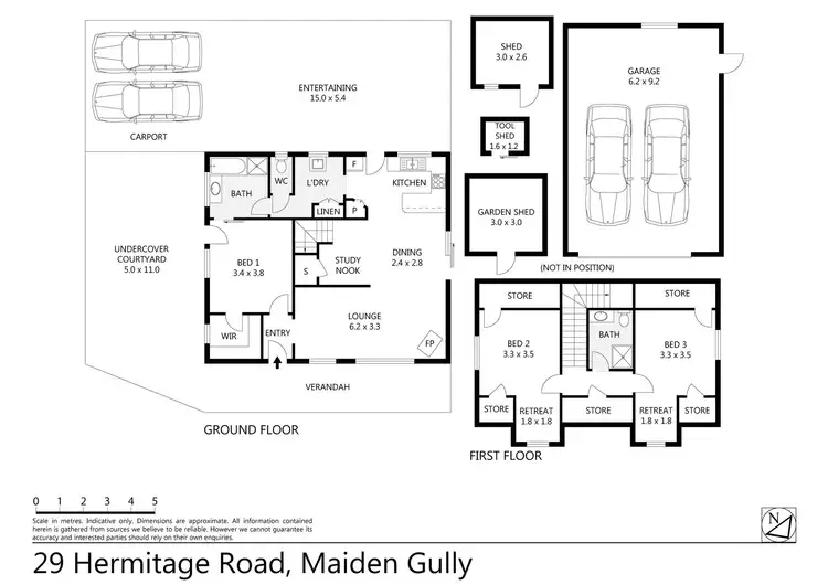 Floorplan of Homely house listing, 29 Hermitage Road, Maiden Gully VIC 3551