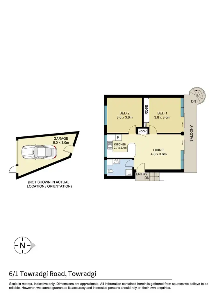 Floorplan of Homely unit listing, 6/1 Towradgi Road, Towradgi NSW 2518
