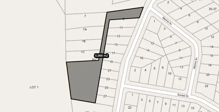 Floorplan of Homely land listing, 7D Palana Street, Surfside NSW 2536