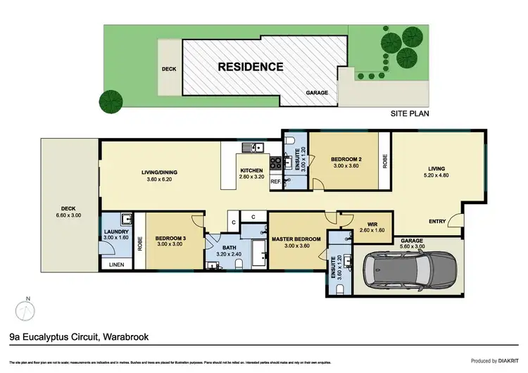 Floorplan of Homely house listing, 9A Eucalyptus Circuit, Warabrook NSW 2304