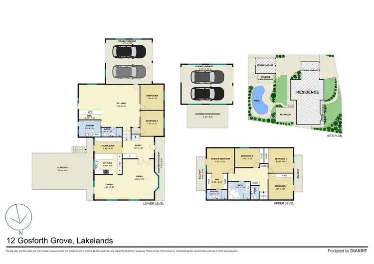 Floorplan of Homely house listing, 12 Gosforth Grove, Lakelands NSW 2282