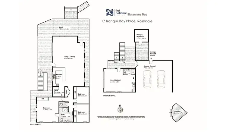 Floorplan of Homely house listing, 17 Tranquil Bay Place, Rosedale NSW 2536